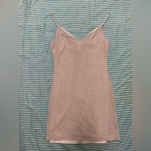 B.Darlin sparkly white and silver mini dress